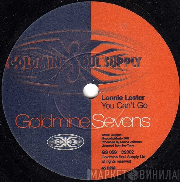 Revilot Orchestra, Lonnie Lester - You Can't Go / I Need My Baby