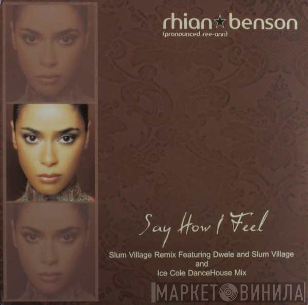 Rhian Benson - Say How I Feel