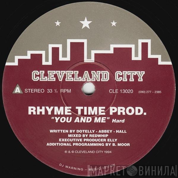 Rhyme Time Productions  - You And Me
