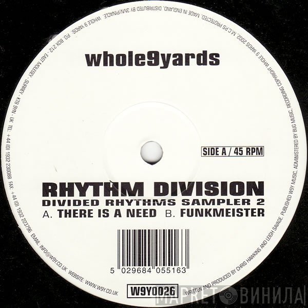 Rhythm Division - Divided Rhythms Sampler 2