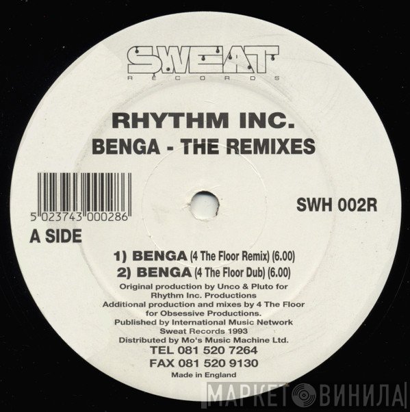 Rhythm Inc. - Benga (The Remixes)