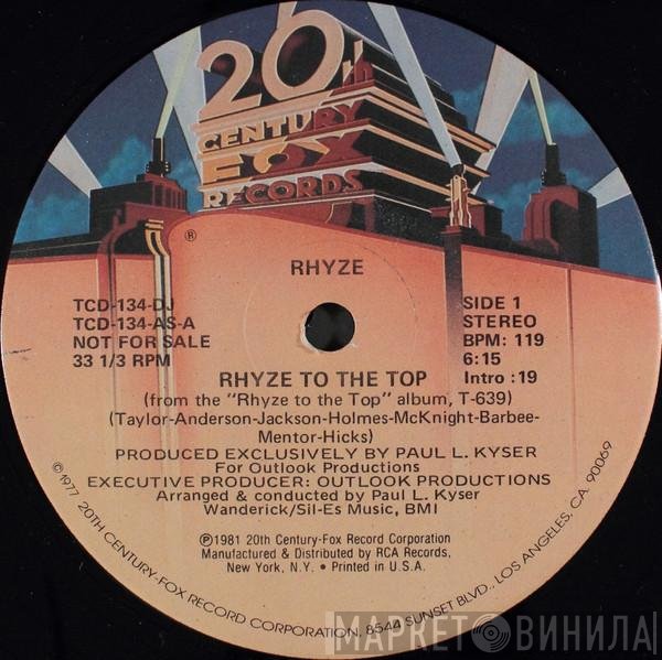 Rhyze - Rhyze To The Top