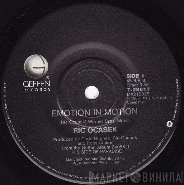 Ric Ocasek  - Emotion In Motion