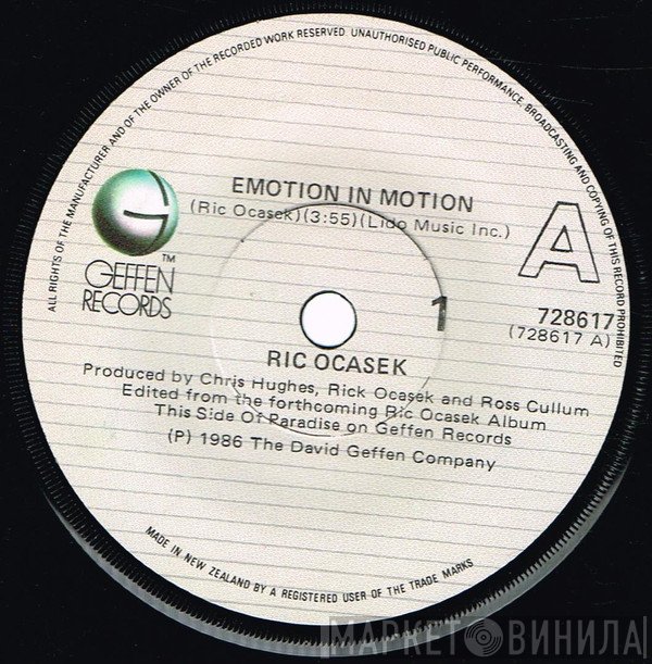 Ric Ocasek  - Emotion In Motion