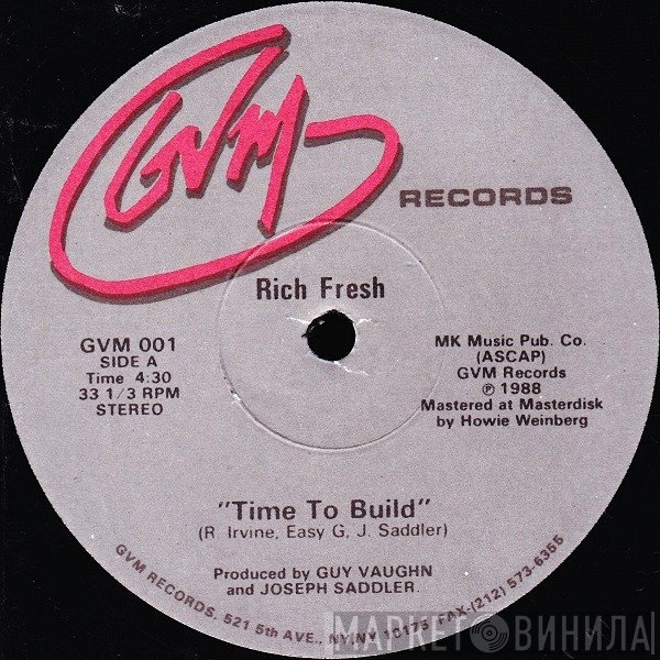 Rich Fresh  - Time To Build / Party Rocker
