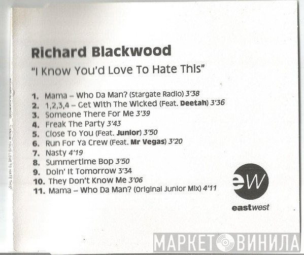 Richard Blackwood - You'll Love To Hate This