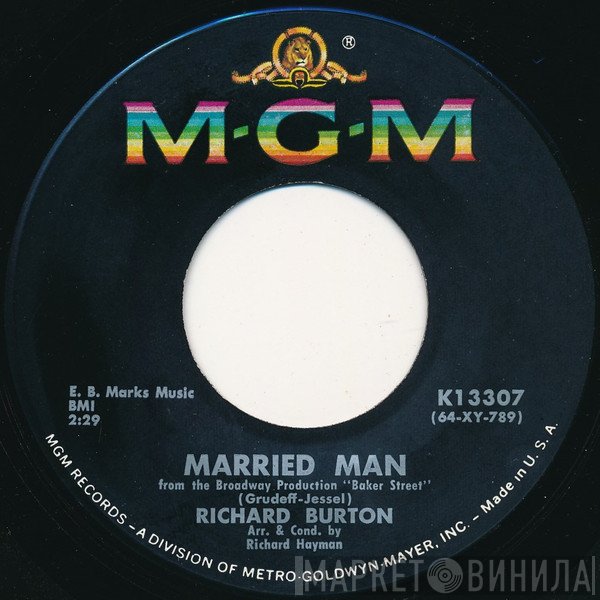 Richard Burton  - Married Man / Finding Words For Spring