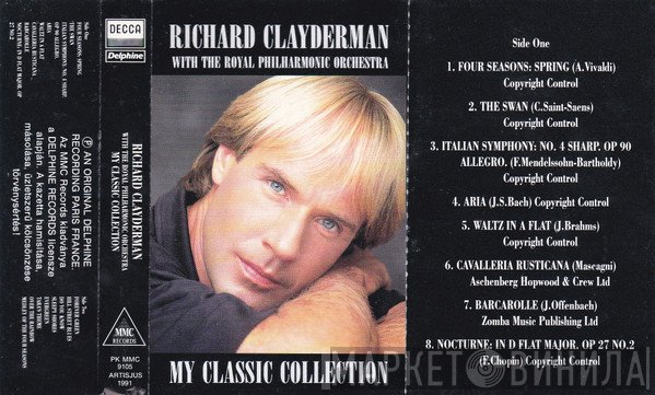Richard Clayderman With The Royal Philharmonic Orchestra  - My Classic Collection