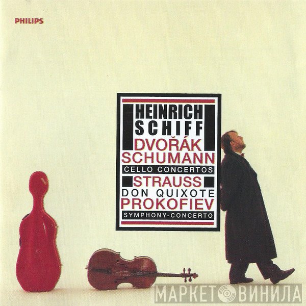 Richard Strauss, Antonín Dvořák, Robert Schumann, Sergei Prokofiev, Heinrich Schiff - Cello Concertos | Don Quixote | Symphony-Concerto