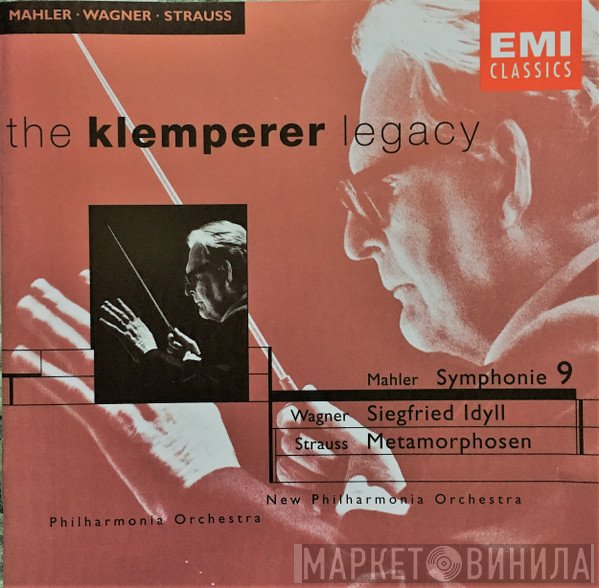 Richard Strauss, Gustav Mahler, Richard Wagner, Philharmonia Orchestra, Otto Klemperer, New Philharmonia Orchestra - Symphonie 9, Siegfried Idyll, Metamorphosen
