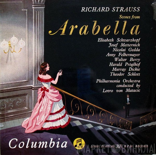 Richard Strauss, Philharmonia Orchestra, Nicolai Gedda, Walter Berry, Elisabeth Schwarzkopf, Josef Metternich, Harald Pröglhoff, Murray Dickie, Lovro Von Matacic, Theodor Schlott - Scenes From Arabella