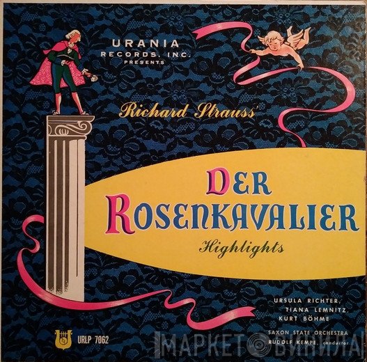 Richard Strauss, Rudolf Kempe, Staatskapelle Dresden, Ursula Richter, Tiana Lemnitz, Kurt Böhme  - Der Rosenkavalier (Highlights)