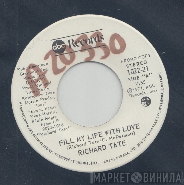 Richard Tate - Fill My Life With Love