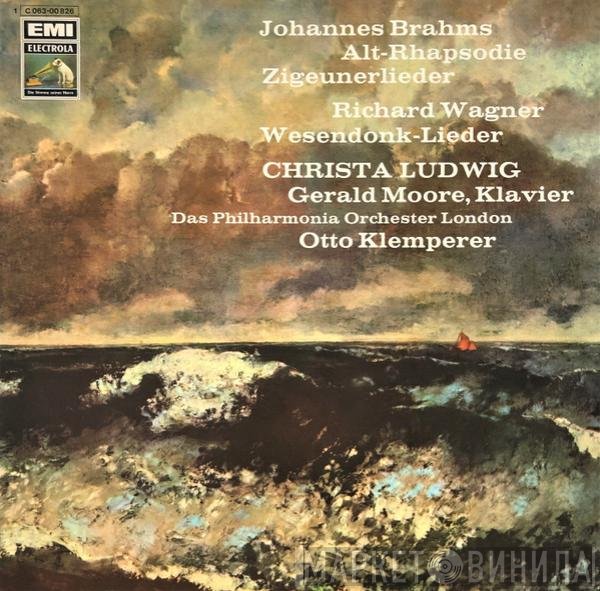 Richard Wagner, Johannes Brahms, Philharmonia Orchestra, Otto Klemperer, Christa Ludwig, Gerald Moore - Alt-Rhapsodie, Zigeunerlieder / Wesendonk-Lieder