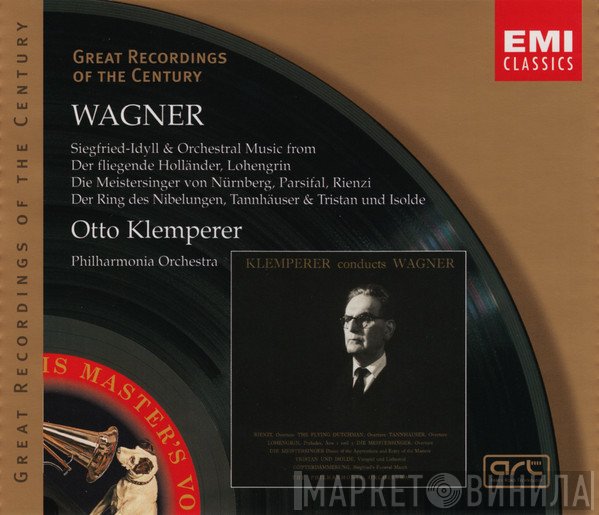 Richard Wagner, Otto Klemperer, Philharmonia Orchestra - Siegfried-Idyll & Orchestral Music From Der Fliegende Holländer, Lohengrin, Die Meistersinger Von Nürnberg, Parsifal, Rienzi, Der Ring Des Nibelungen, Tannhäuser & Tristan Und Isolde