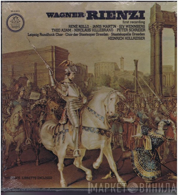Richard Wagner, Peter Schreier, René Kollo, Theo Adam, Staatskapelle Dresden, Heinrich Hollreiser  - Rienzi