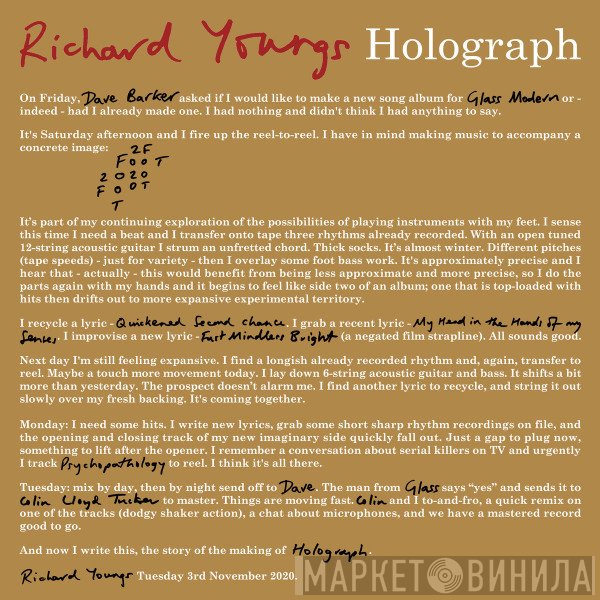 Richard Youngs - Holograph