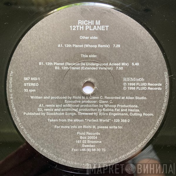 Richi M - 12th Planet