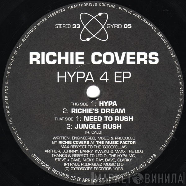 Richie Covers - Hypa 4 EP