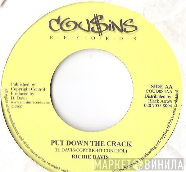 Richie Davis, Vivian Jones - Young Girl / Put Down The Crack