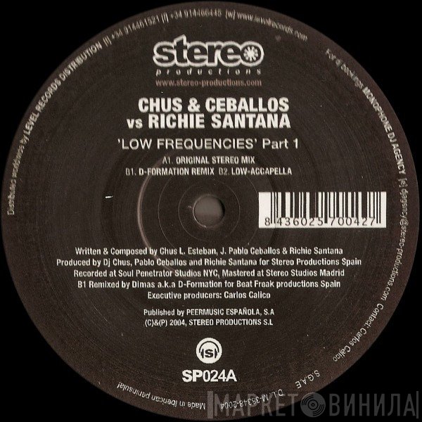 Richie Santana, Chus & Ceballos - Low Frequencies (Part 1)