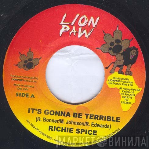 Richie Spice, Ultimate Shines - It's Gonna Be Terrible / Too Much War