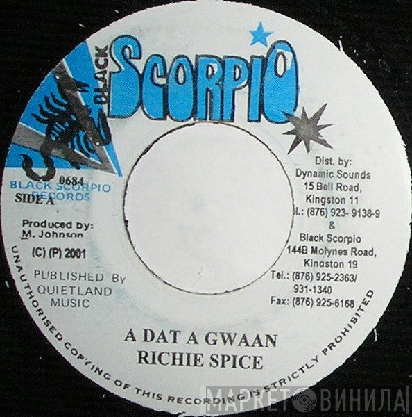 Richie Spice - A Dat A Gwaan