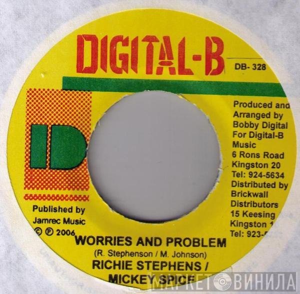Richie Stephens / Mikey Spice  - Worries And Problem