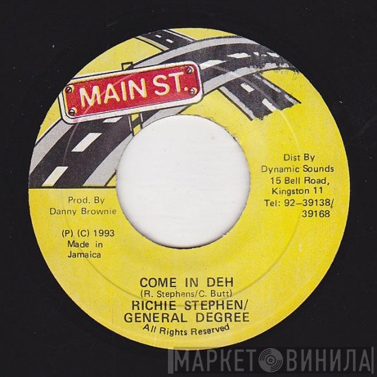 Richie Stephens, General Degree - Come In Deh