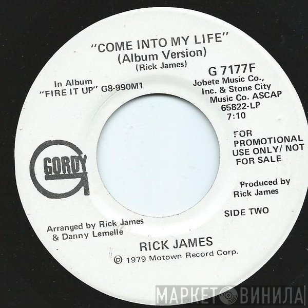 Rick James - Come Into My Life (Album Version) Promo