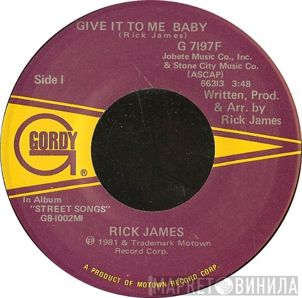 Rick James  - Give It To Me Baby