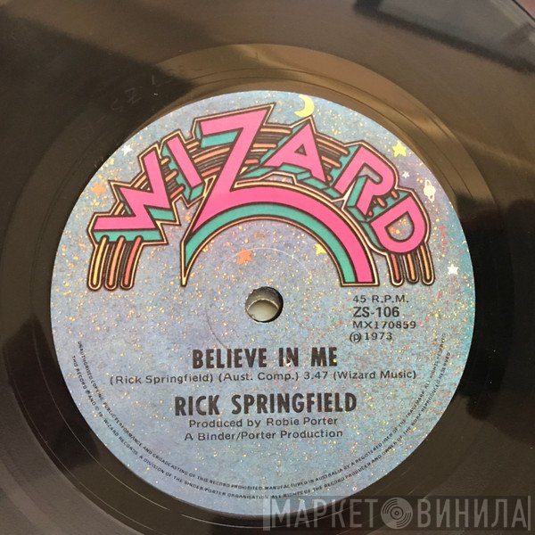 Rick Springfield  - Believe In Me