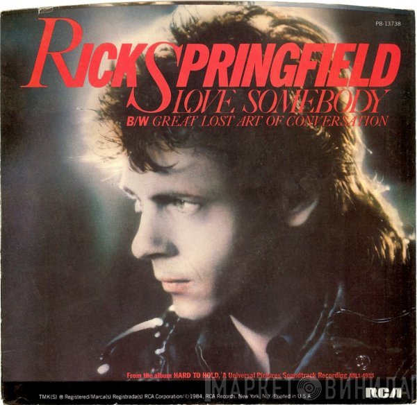 Rick Springfield  - Love Somebody