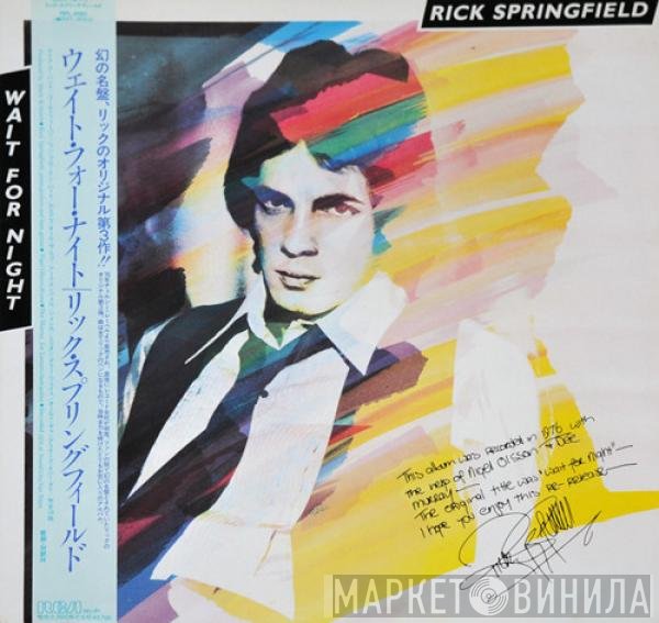 Rick Springfield  - Wait For Night