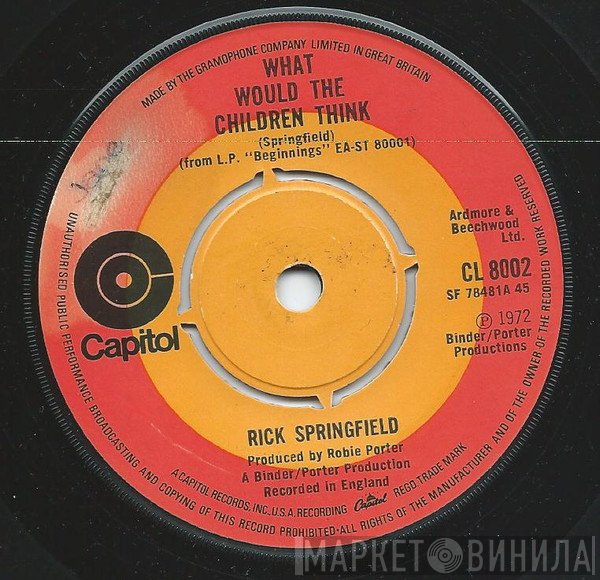 Rick Springfield - What Would The Children Think