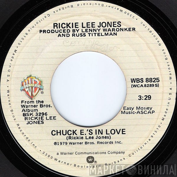 Rickie Lee Jones  - Chuck E.'s In Love