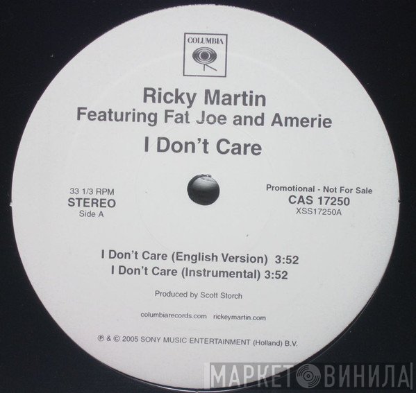 Ricky Martin, Fat Joe, Amerie - I Don't Care