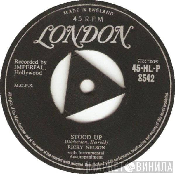 Ricky Nelson  - Stood Up / Waitin' In School