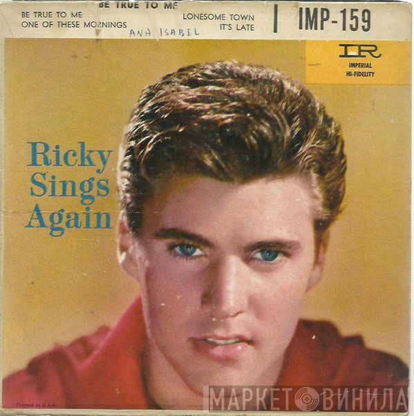 Ricky Nelson   - Be True To Me