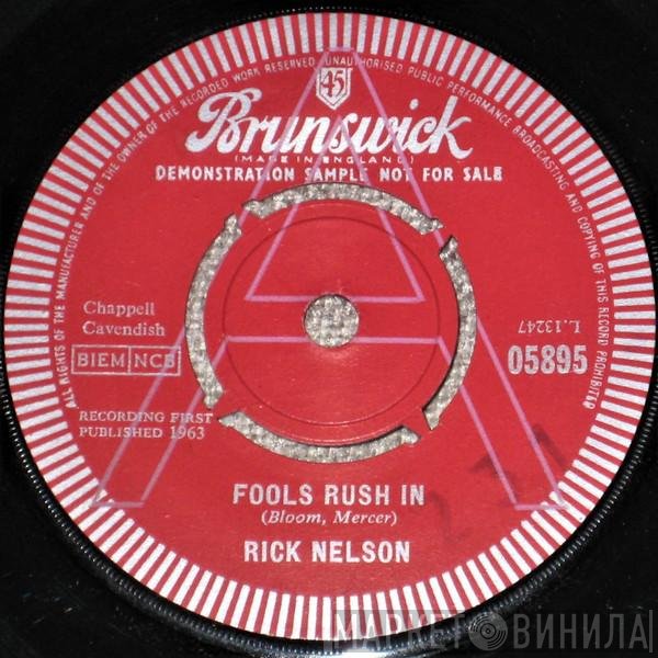 Ricky Nelson   - Fools Rush In