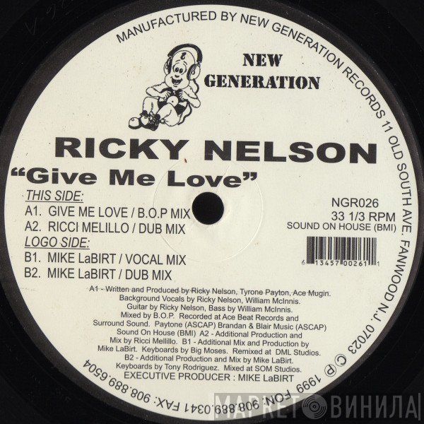Ricky Nelson - Give Me Love