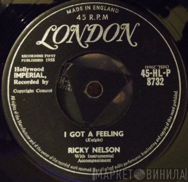 Ricky Nelson  - I Got A Feeling