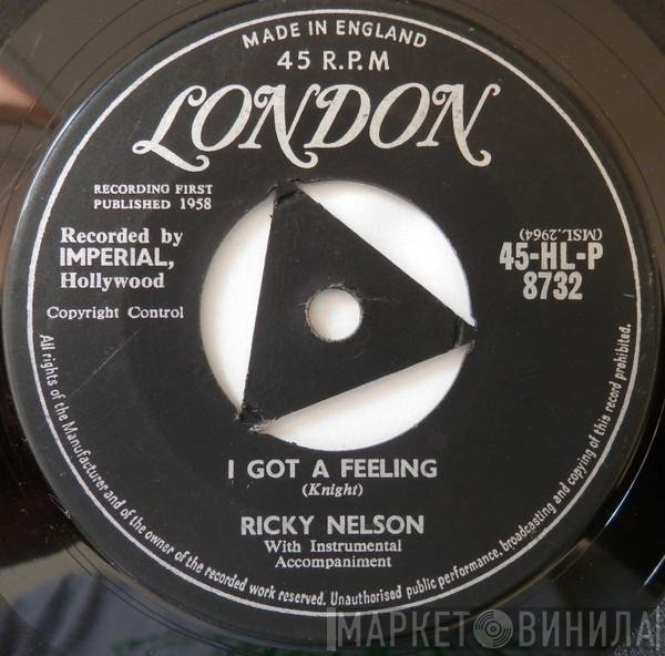 Ricky Nelson  - I Got A Feeling