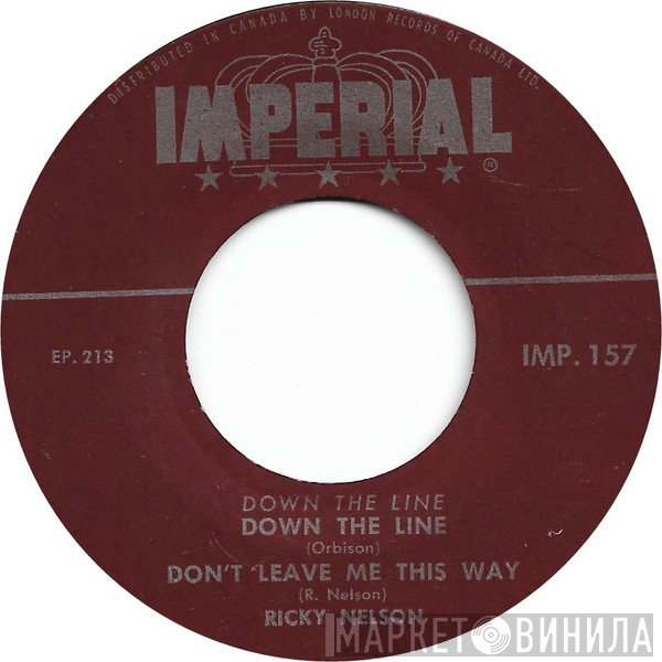 Ricky Nelson   - Ricky Nelson Vol 2 (Down The Line)