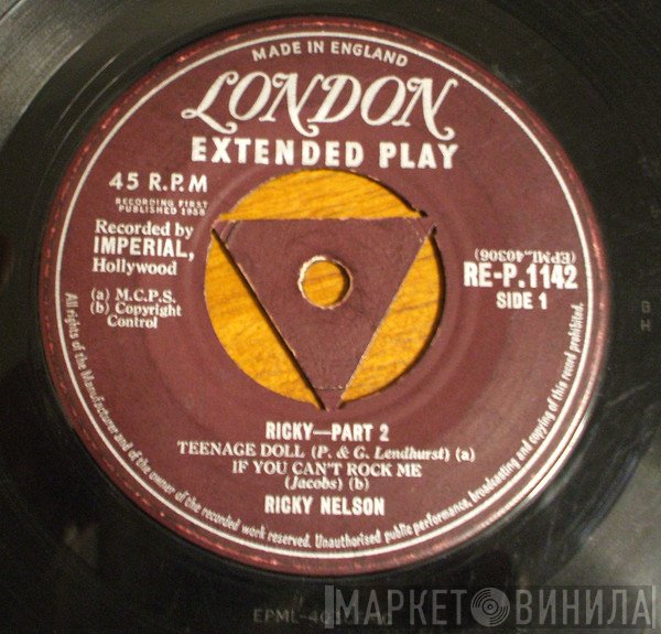 Ricky Nelson   - Ricky Part 2