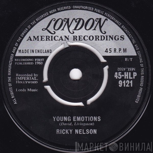 Ricky Nelson  - Young Emotions