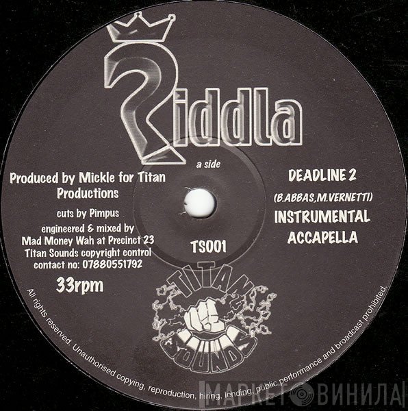Riddla  - Deadline 2000 / Destinations