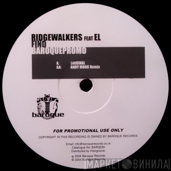 Ridgewalkers Feat El  - Find