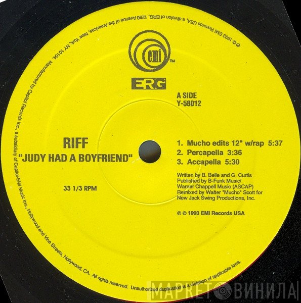 Riff - Judy Had A Boyfriend