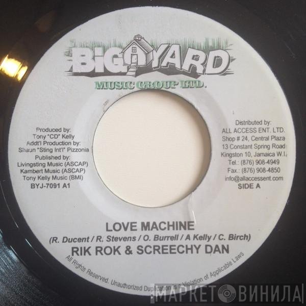 Rik Rok & Screechy Dan  - Love Machine